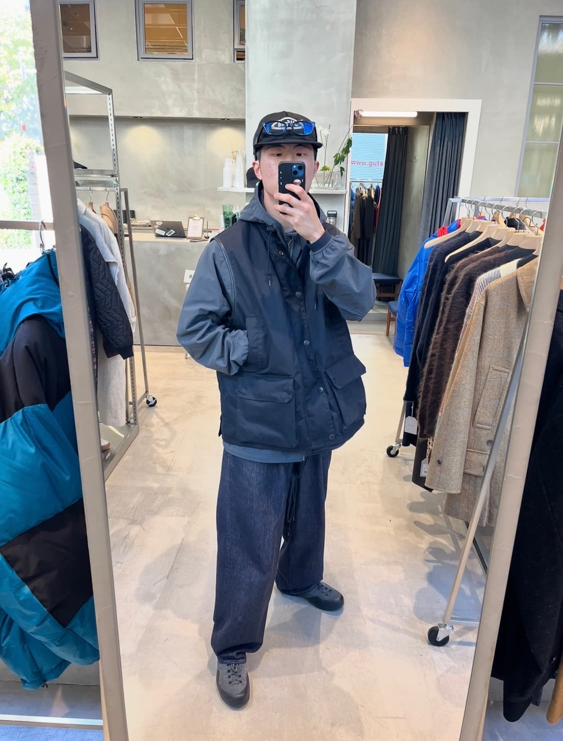 Thenorthface purplelabel 퍼텍스 M-51 코트 그레이 상품이미지10