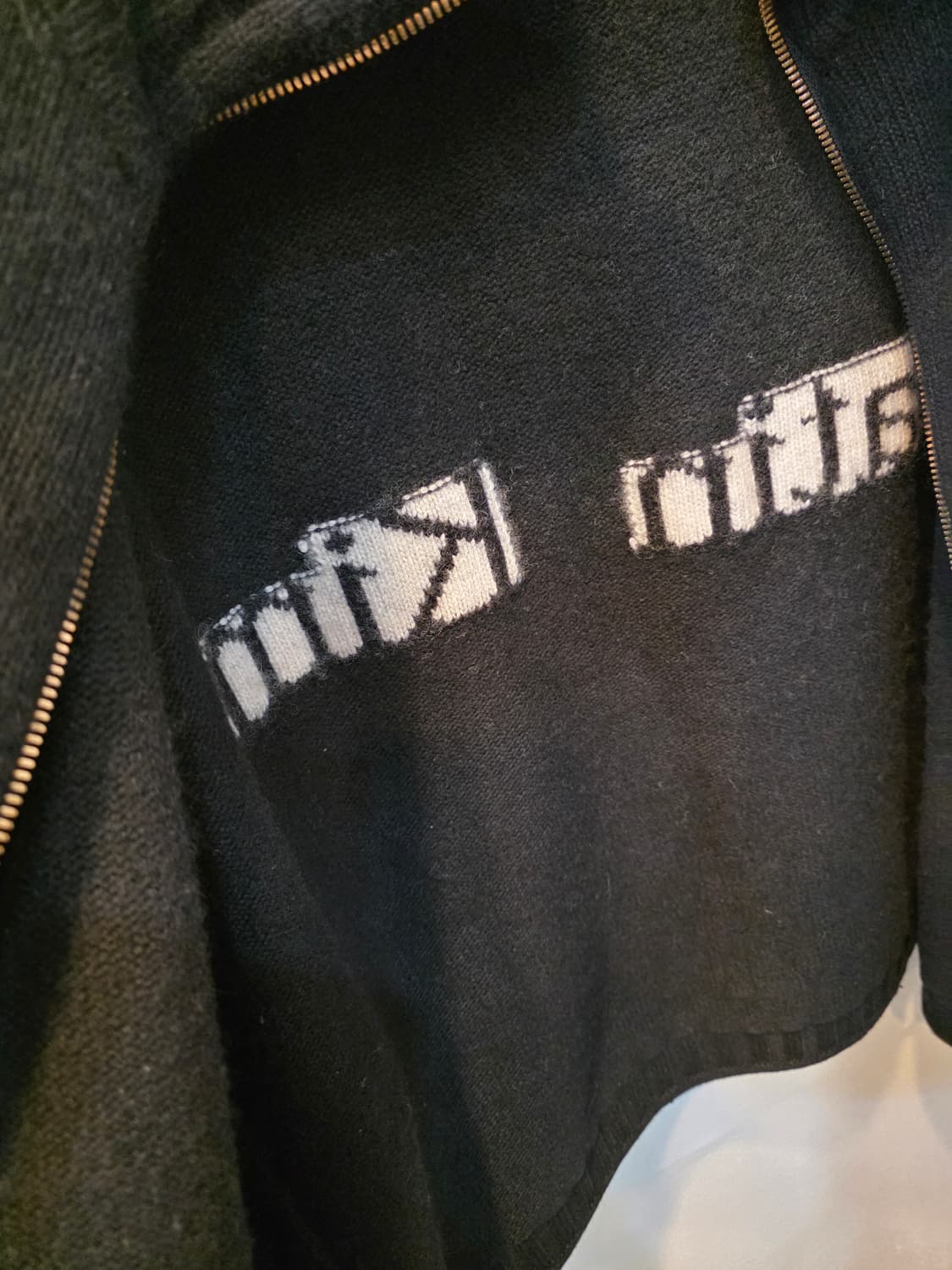 마뗑킴  스펠 포인트  니트 집업 인 가디건 상품이미지7