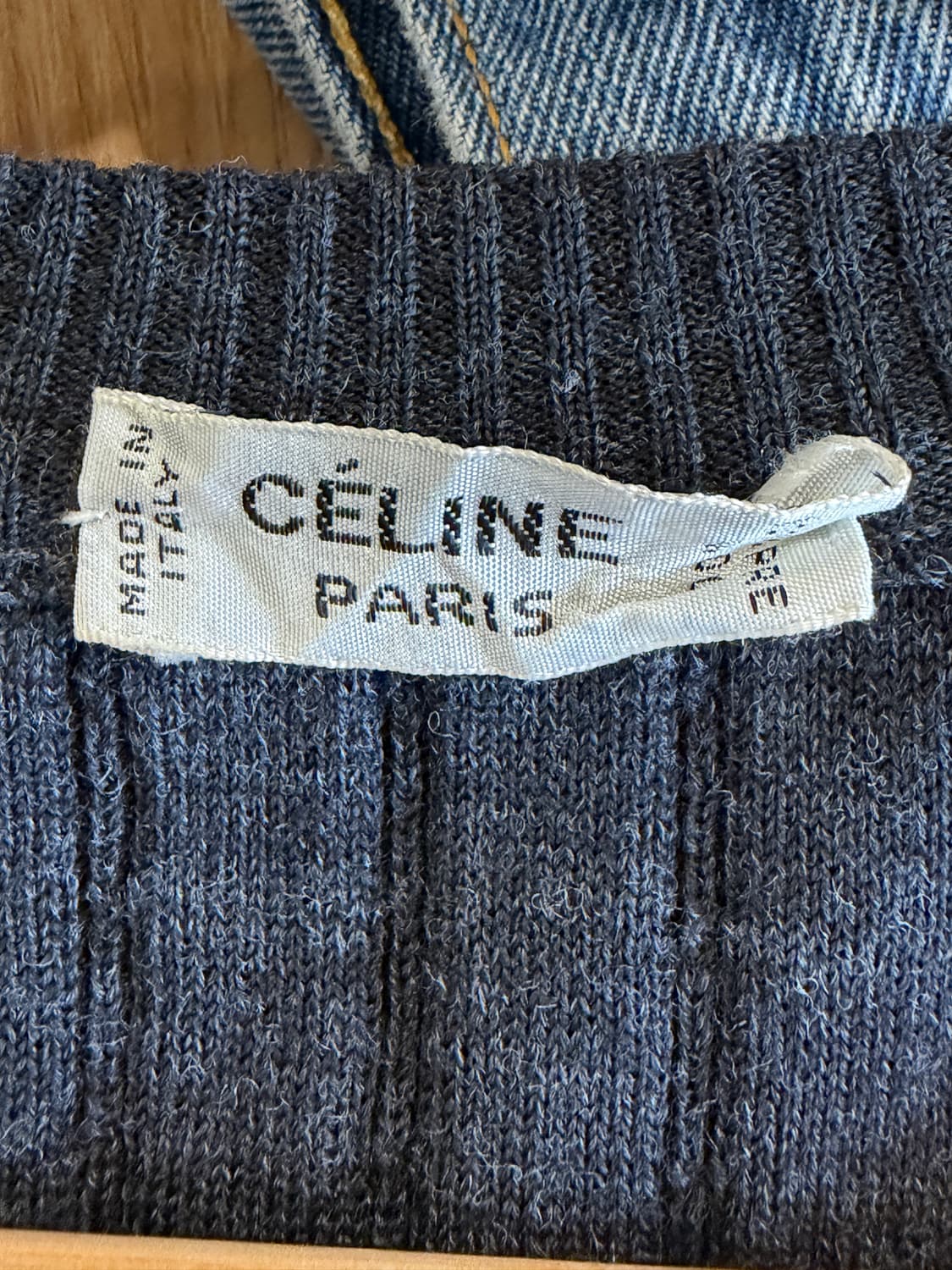 셀린느 울 니트 가디건 상품이미지5