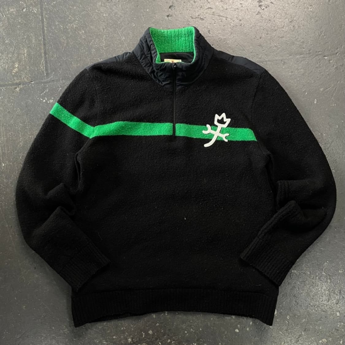 100 까스텔바작 방풍 니트 패딩 상품이미지1