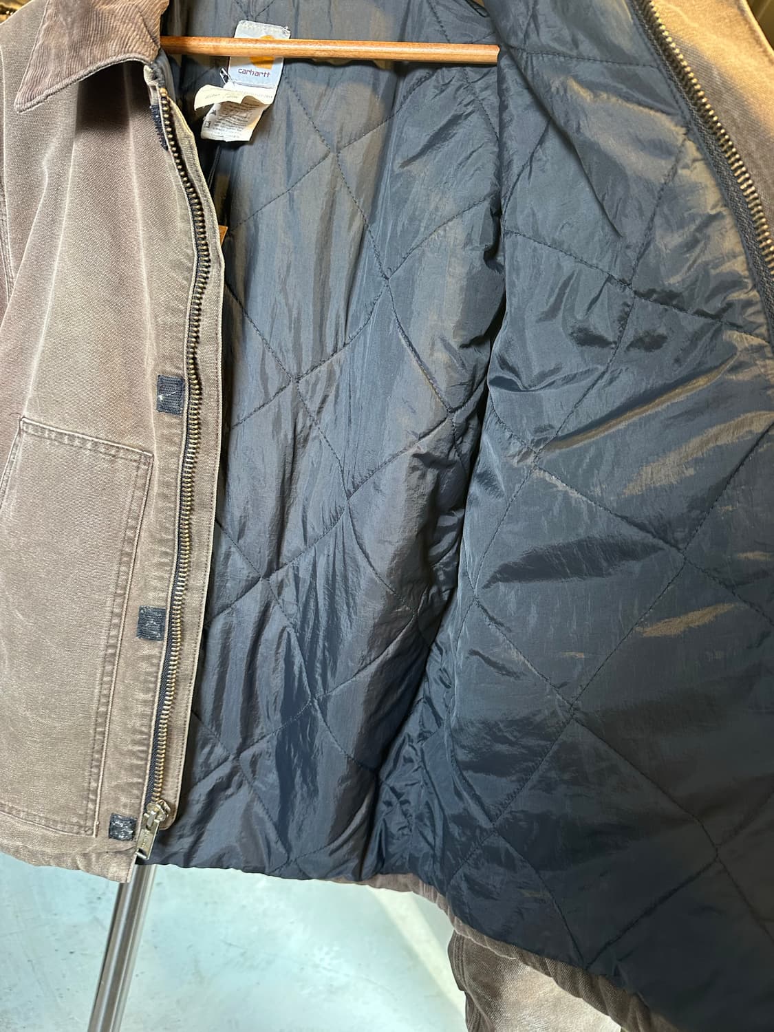 00s 칼하트 디트로이트 페이드 덕 컨버스 워크 자켓 상품이미지9