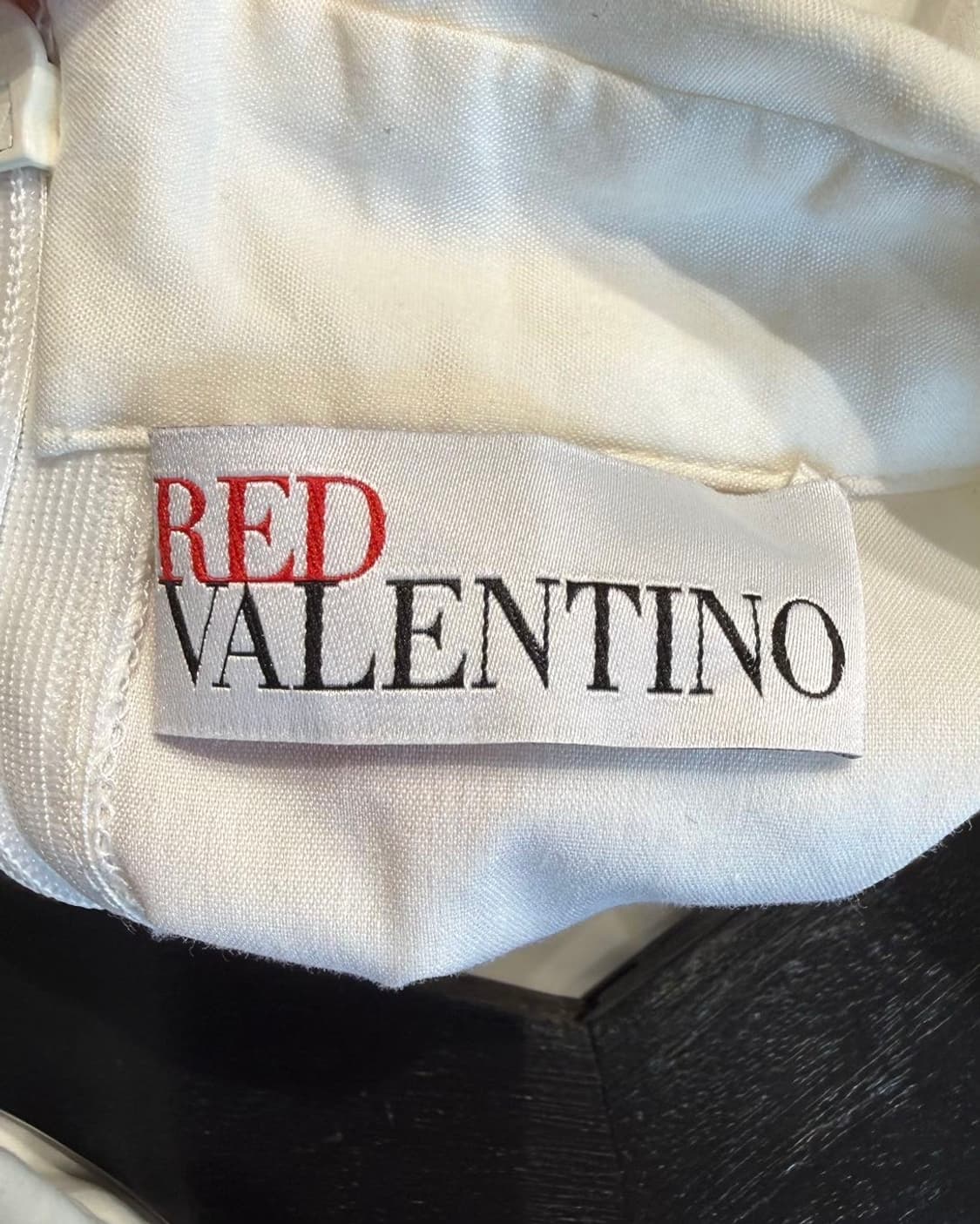 레드 발렌티노 화이트 앤 레드 블랙 하트 자카드 원피스 상품이미지8