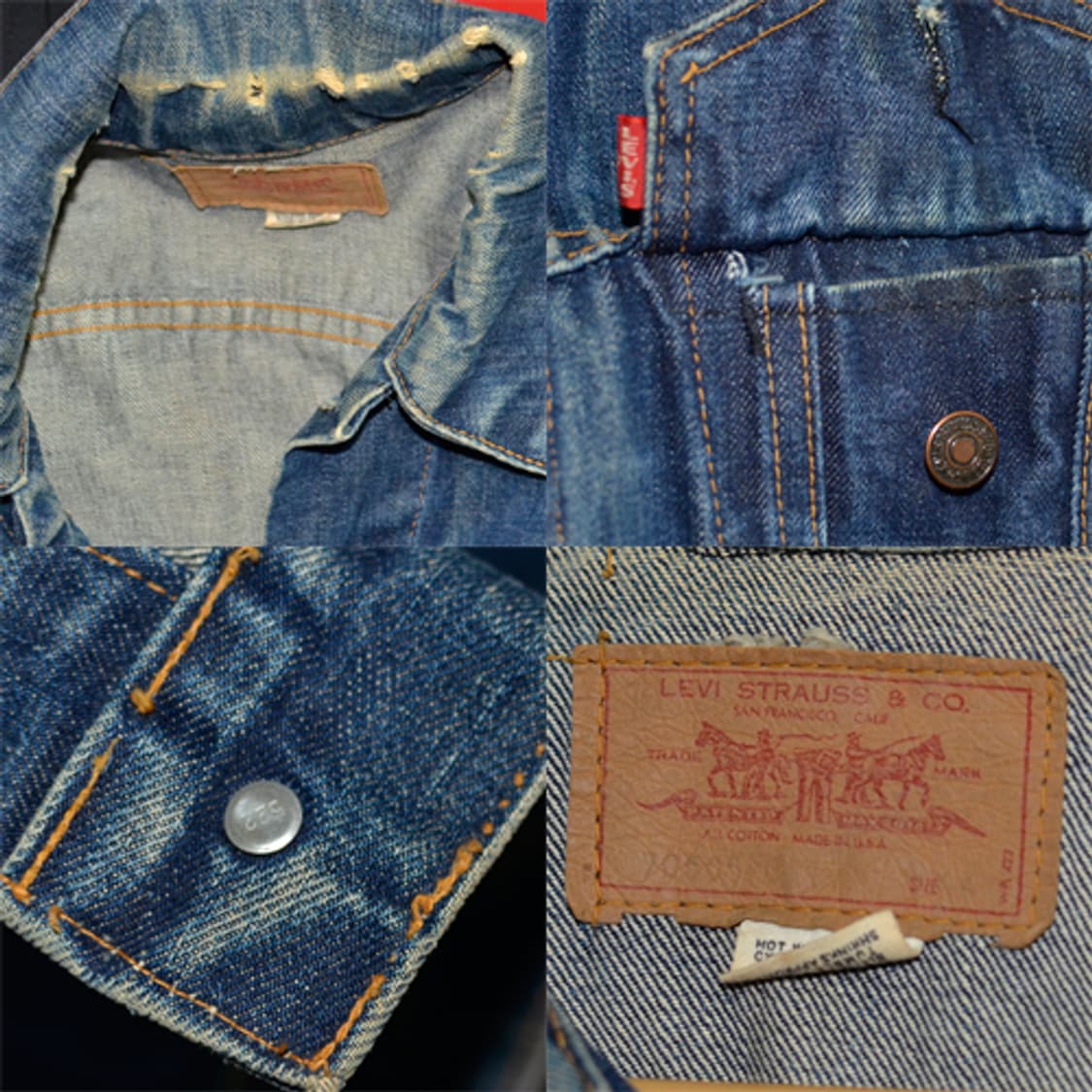 69年 원판 LEVIS 70505-0217 빅E 오리지날 3rd 상품이미지3