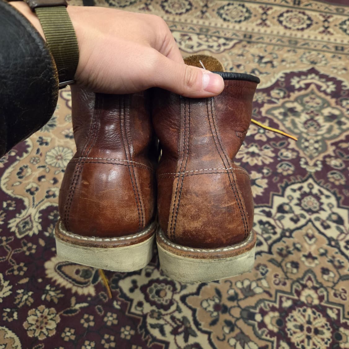 레드윙 목토 8138 7.5 e 255-260 구버전 로고 각인버전 상품이미지3