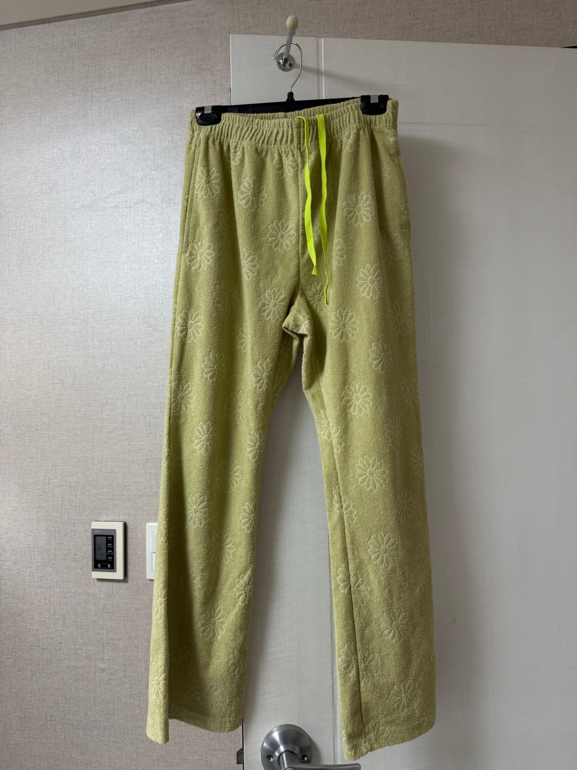 엔조블루스 바지 테리 플라워 밴딩 팬츠 상품이미지2