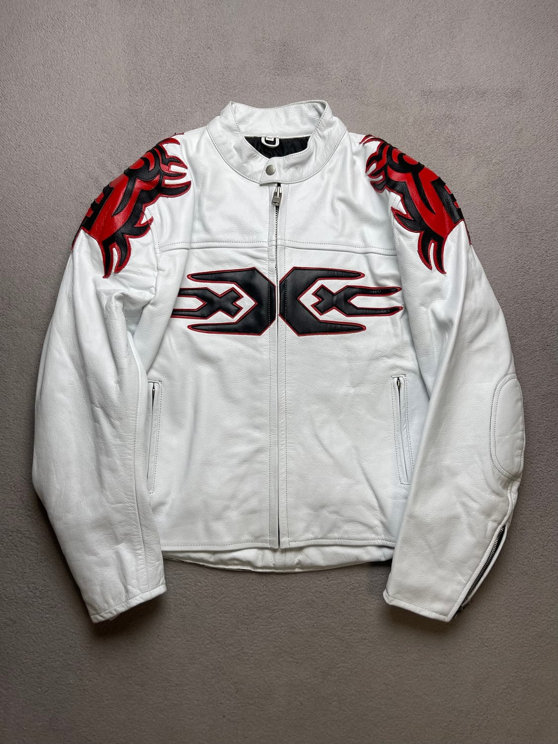 [M] 소가죽 레이싱자켓 100-105 라이더자켓 상품이미지2