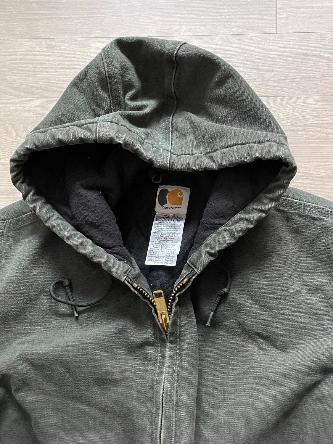 칼하트 j130 mos 모스 민트급 액티브 샌드스톤 상품이미지4