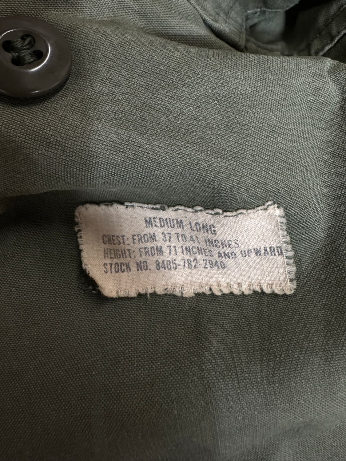 M65 필드자켓 미듐 롱 m/l 상품이미지5