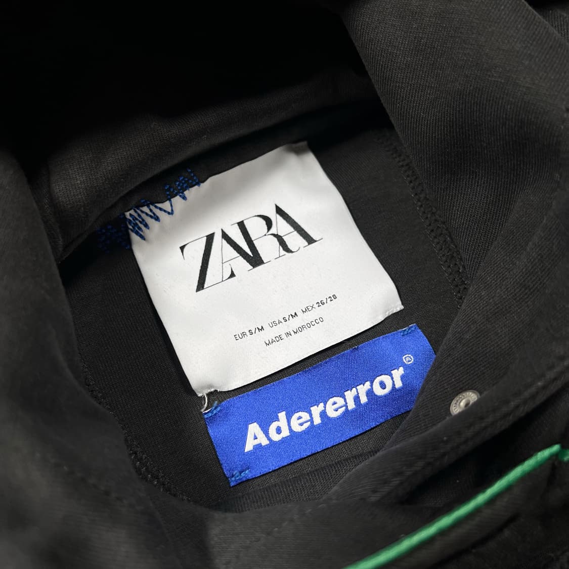 ZARA x Ader error 자라 아더에러 콘트라스트 후드 상품이미지5