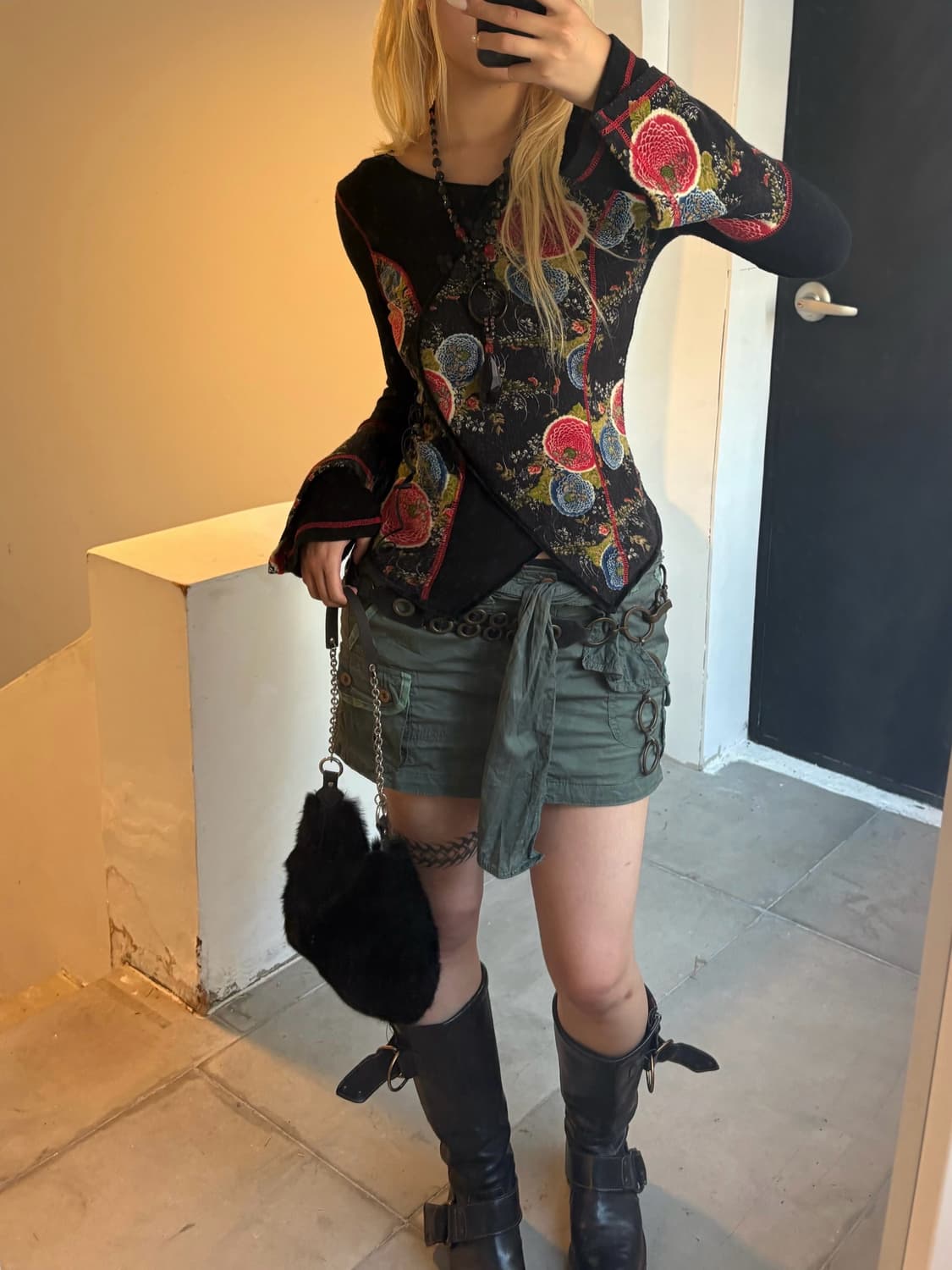 Ozz On black oriental top 상품이미지6