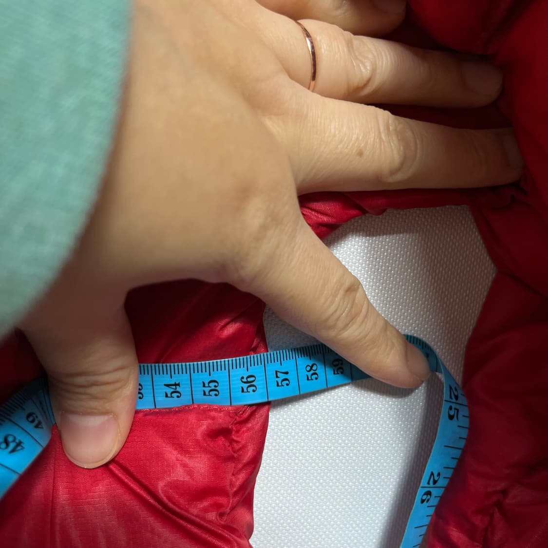 노스페이스 눕시 패딩 레드 90 상품이미지7