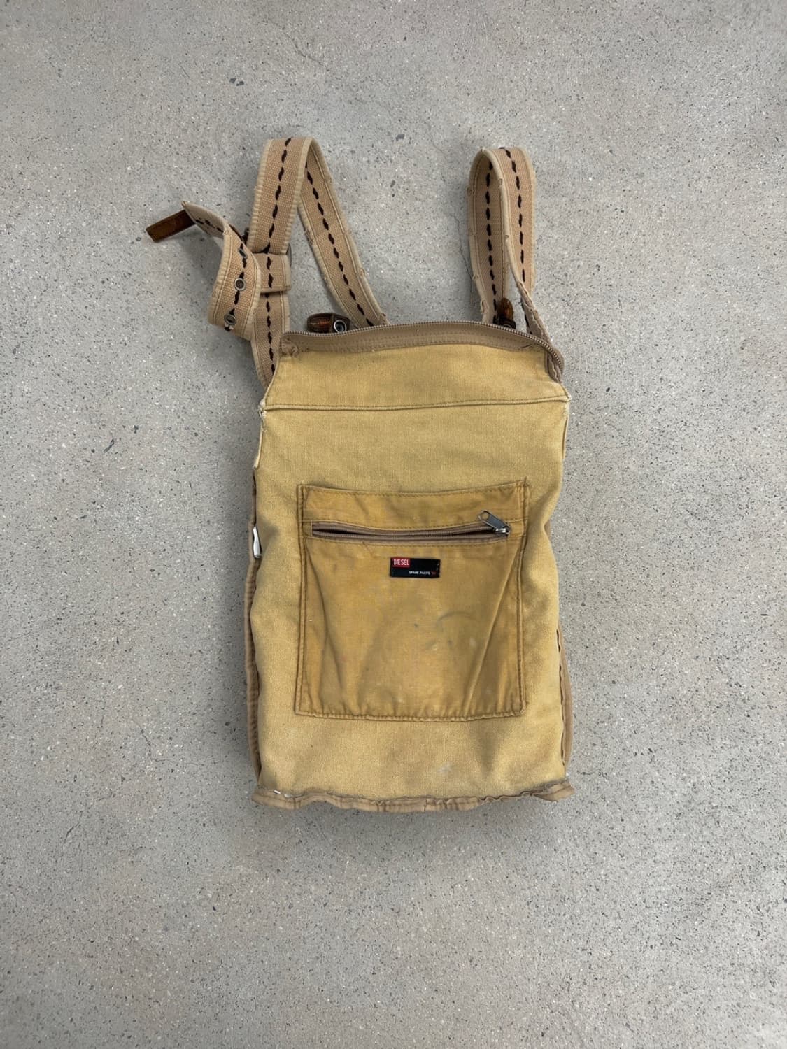 디젤 아카이브 밀리터리 캔버스 크로스백 상품이미지8