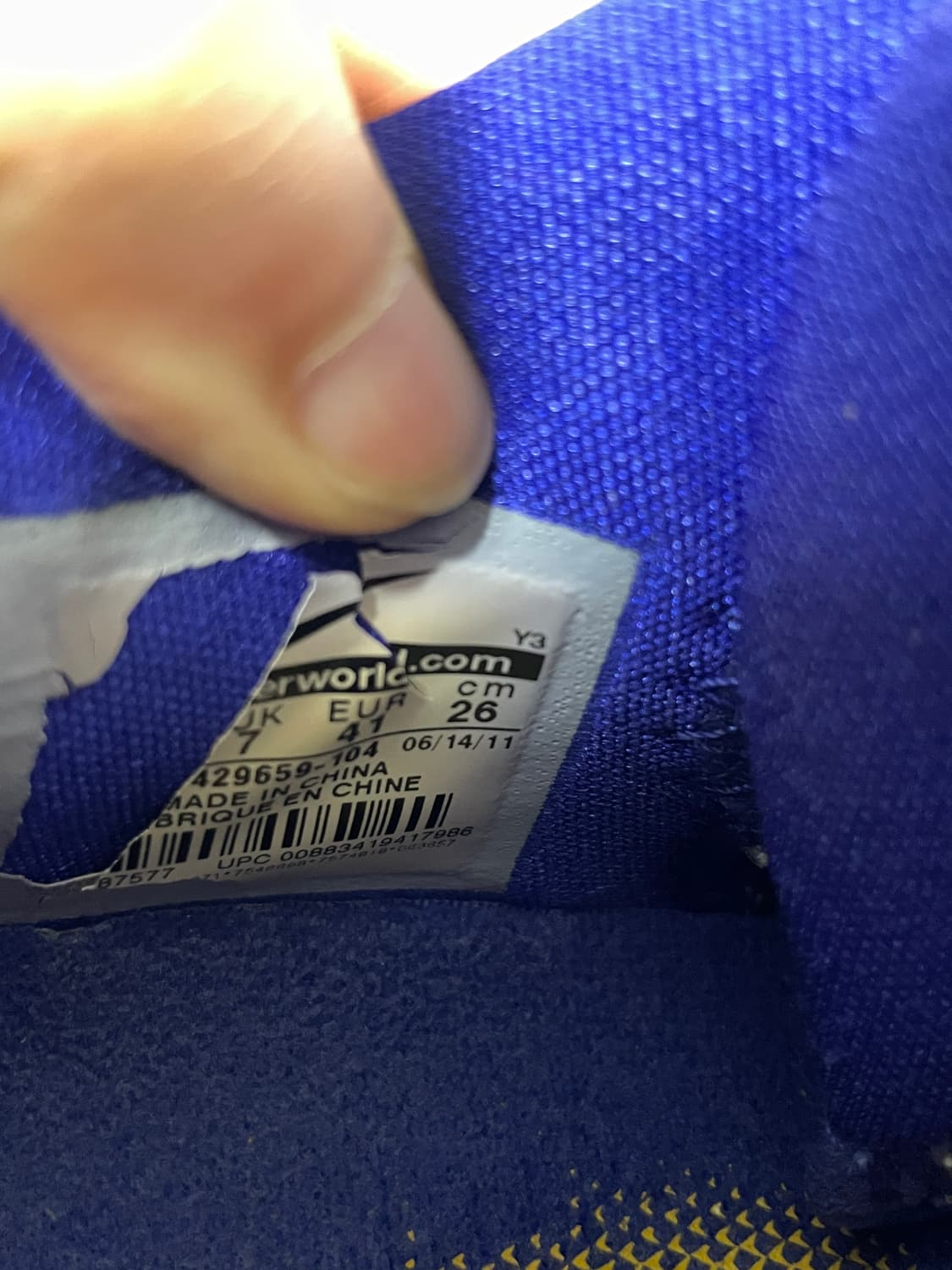 빈티지9. 나이키 붐 코비 6 레이커스 홈 스니커즈 농구화 운동화 상품이미지8