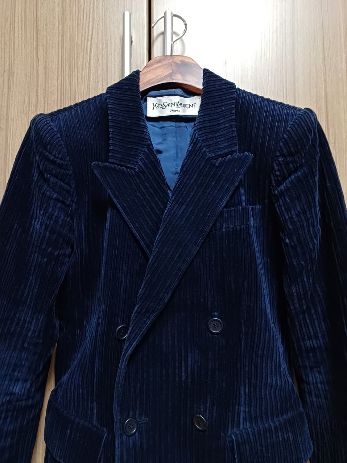 이브생로랑 여성 코듀로이 벨벳 마이 자켓 블레이져 ysl 입생로랑 상품이미지1