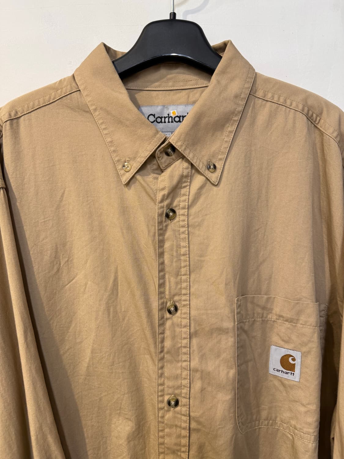 칼하트 베이지 긴팔셔츠 상품이미지2