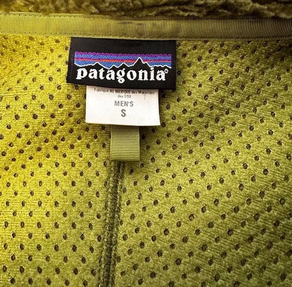 파타고니아 딥파일 플리스 그린 S size 상품이미지5