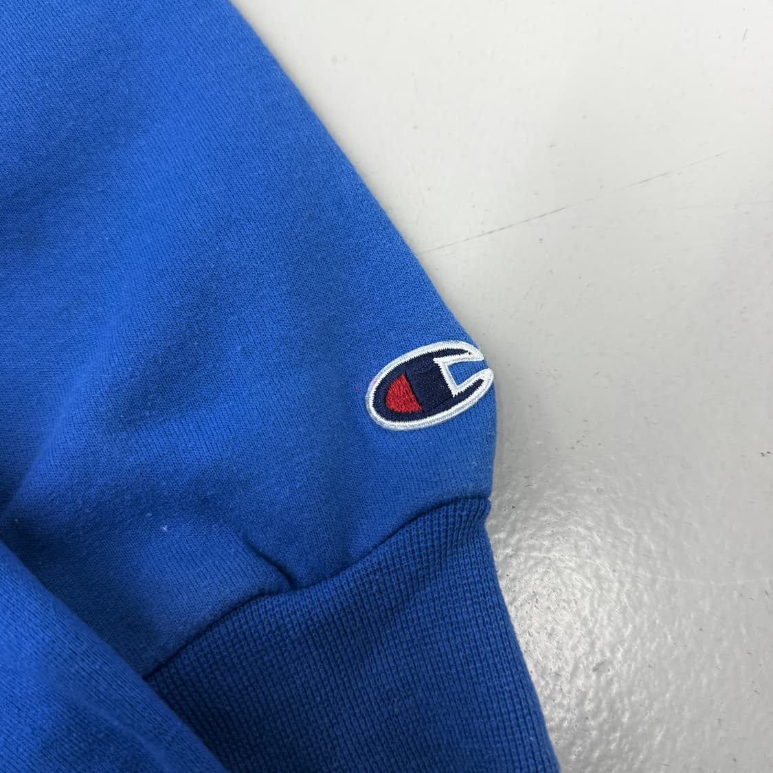 챔피온 빈티지 후드집업 블루 상품이미지4