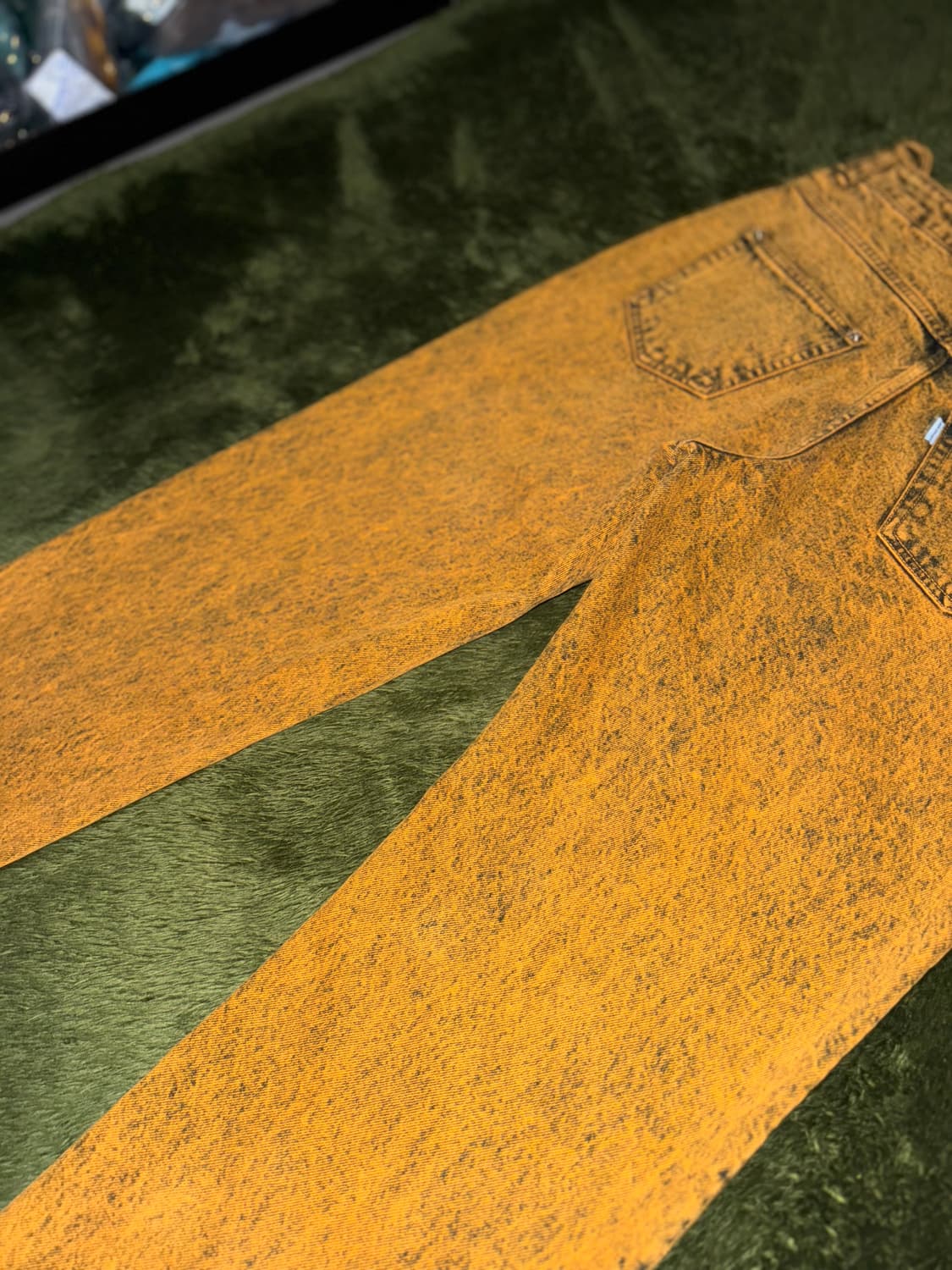 [L] juntae kim 준태킴 게더 코르셋 워시드 데님 팬츠 상품이미지10