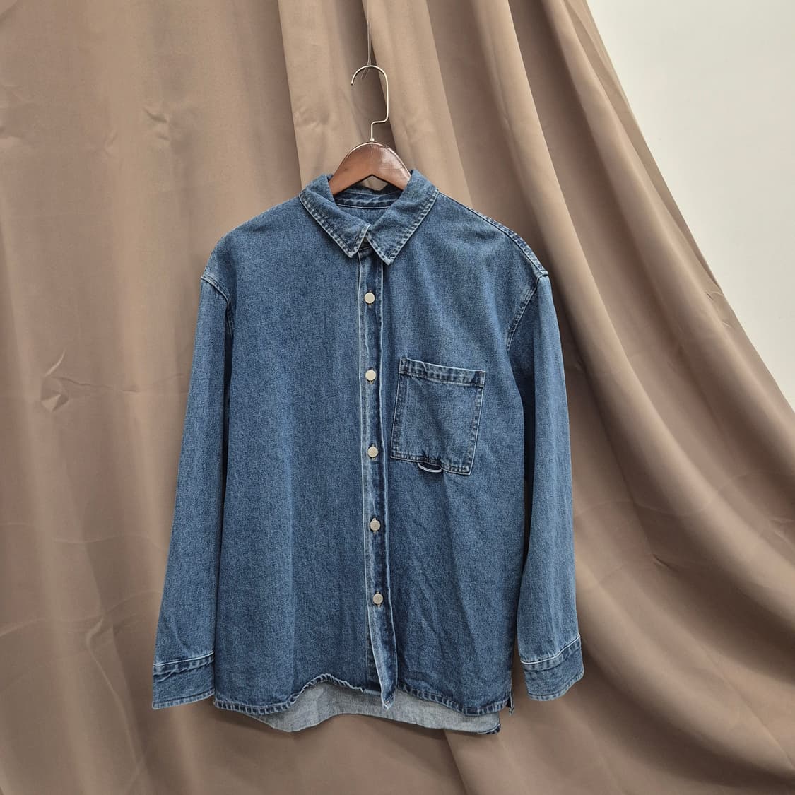 PLAC 데님 셔츠 M 상품이미지1