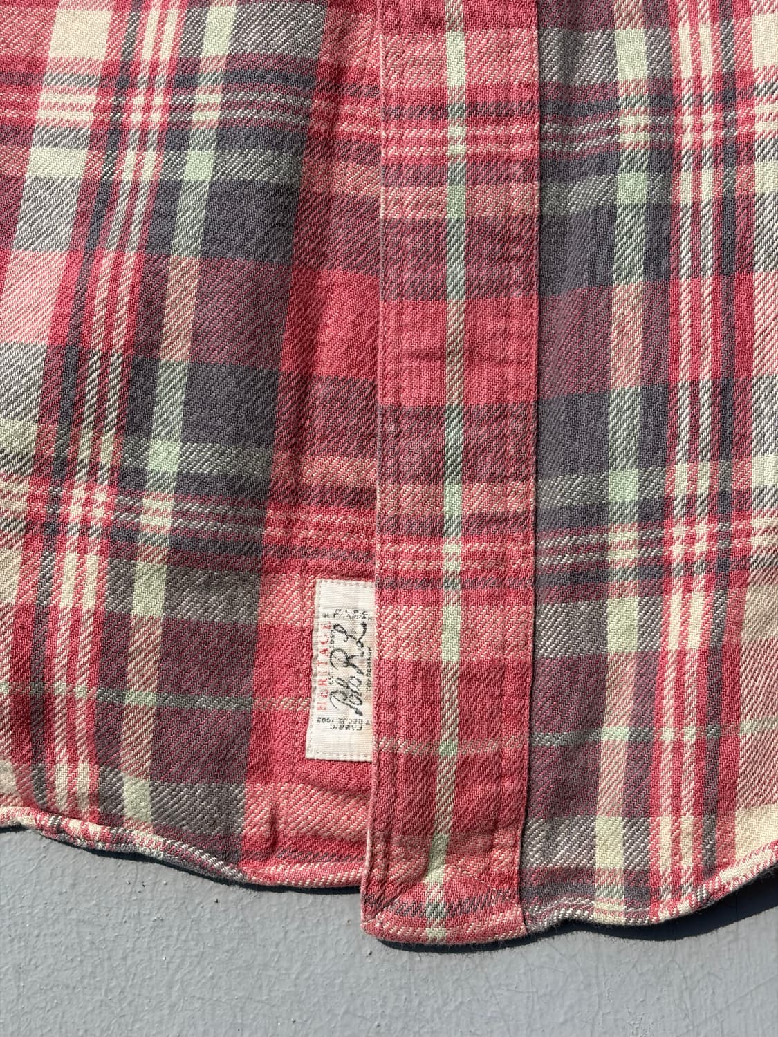 폴로 랄프로렌 헤리티지 프란넬 워크셔츠  상품이미지3