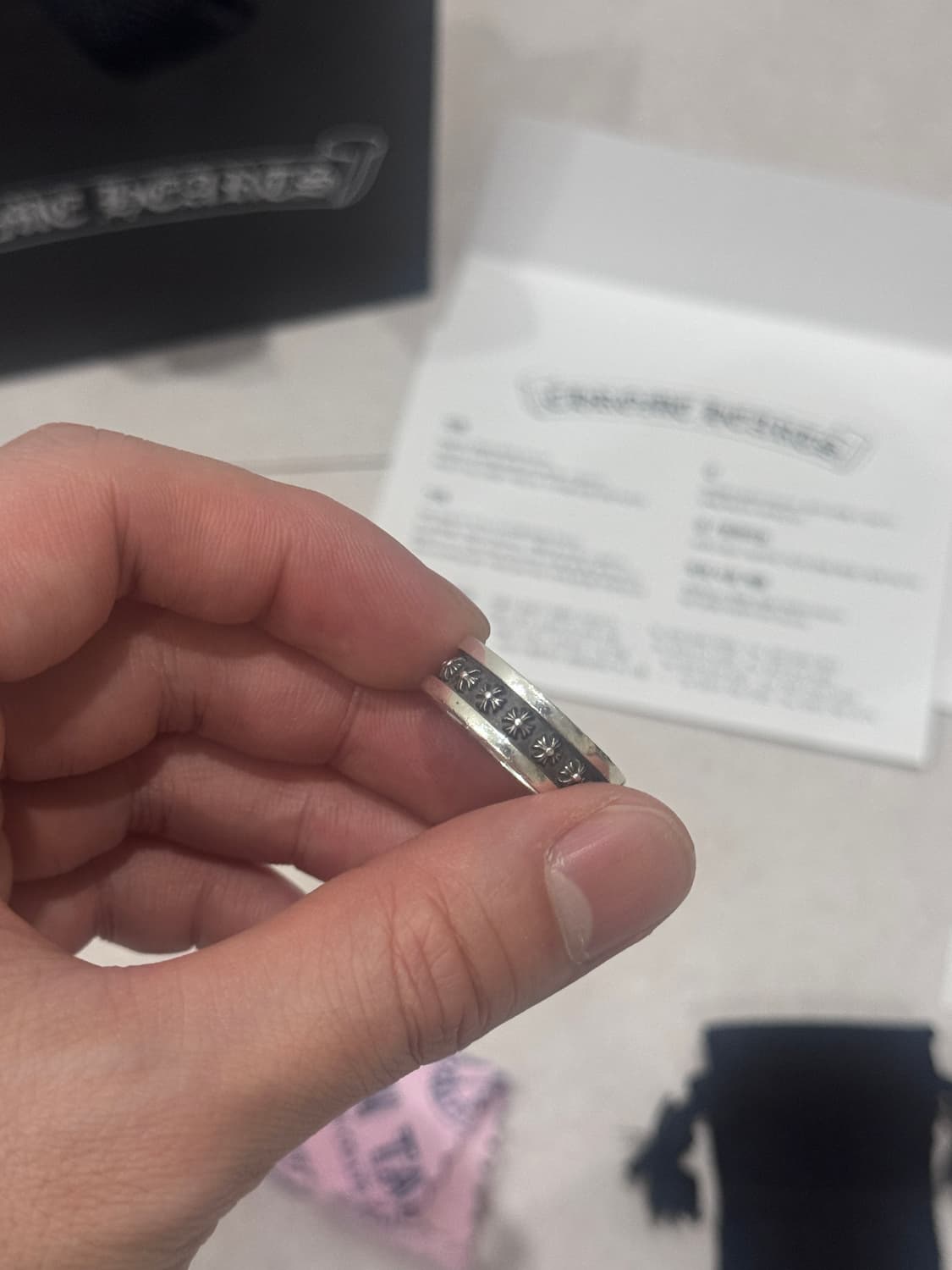 크롬하츠 미니플러스링 13호 상품이미지3