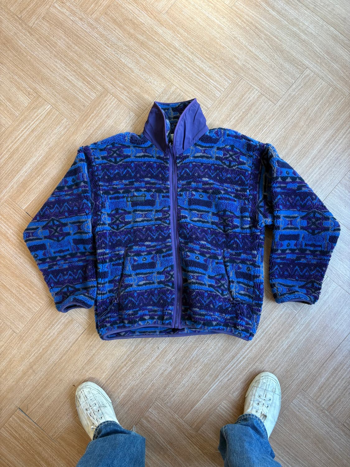 90s Columbia Aztec 플리스 상품이미지1