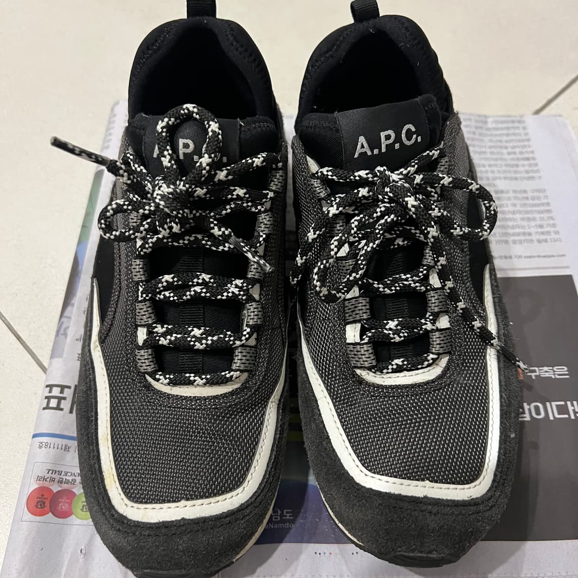 A.P.C. 아페쎄 런어라운드 스니커즈 240 EU 37 상품이미지1