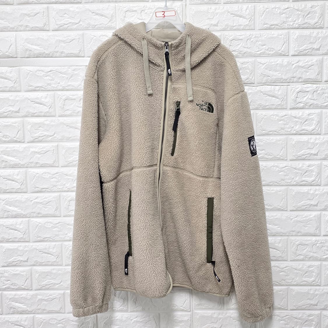 택포) 노스페이스 뽀글이 후드집업 2XL 상품이미지1