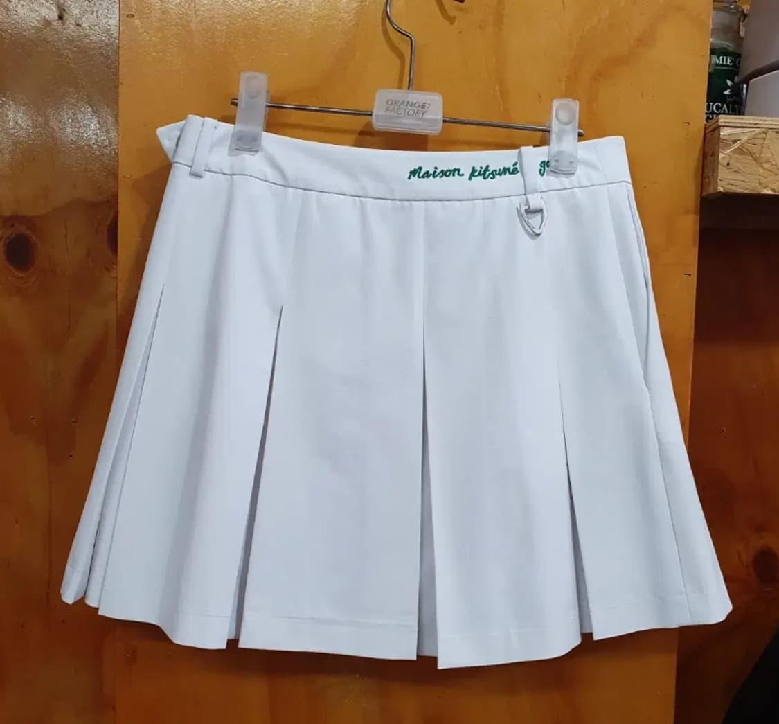 731) 메종키츠네 골프 플리츠 치마바지 상품이미지2