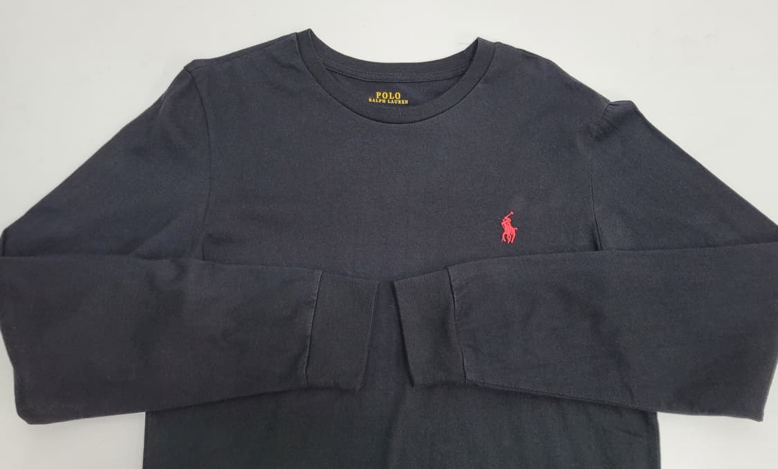 POLO 폴로 랄프로렌 레드 포니 긴팔 티셔츠 / 남 170-92A 블랙 상품이미지3