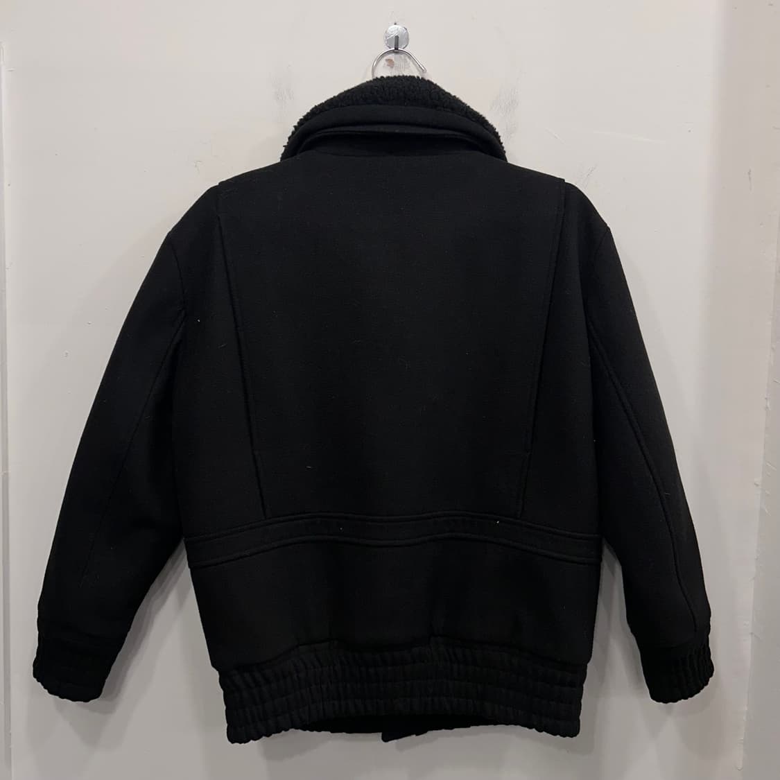 클러치 테일러메이드 양털 카라 울 무스탕 상품이미지5