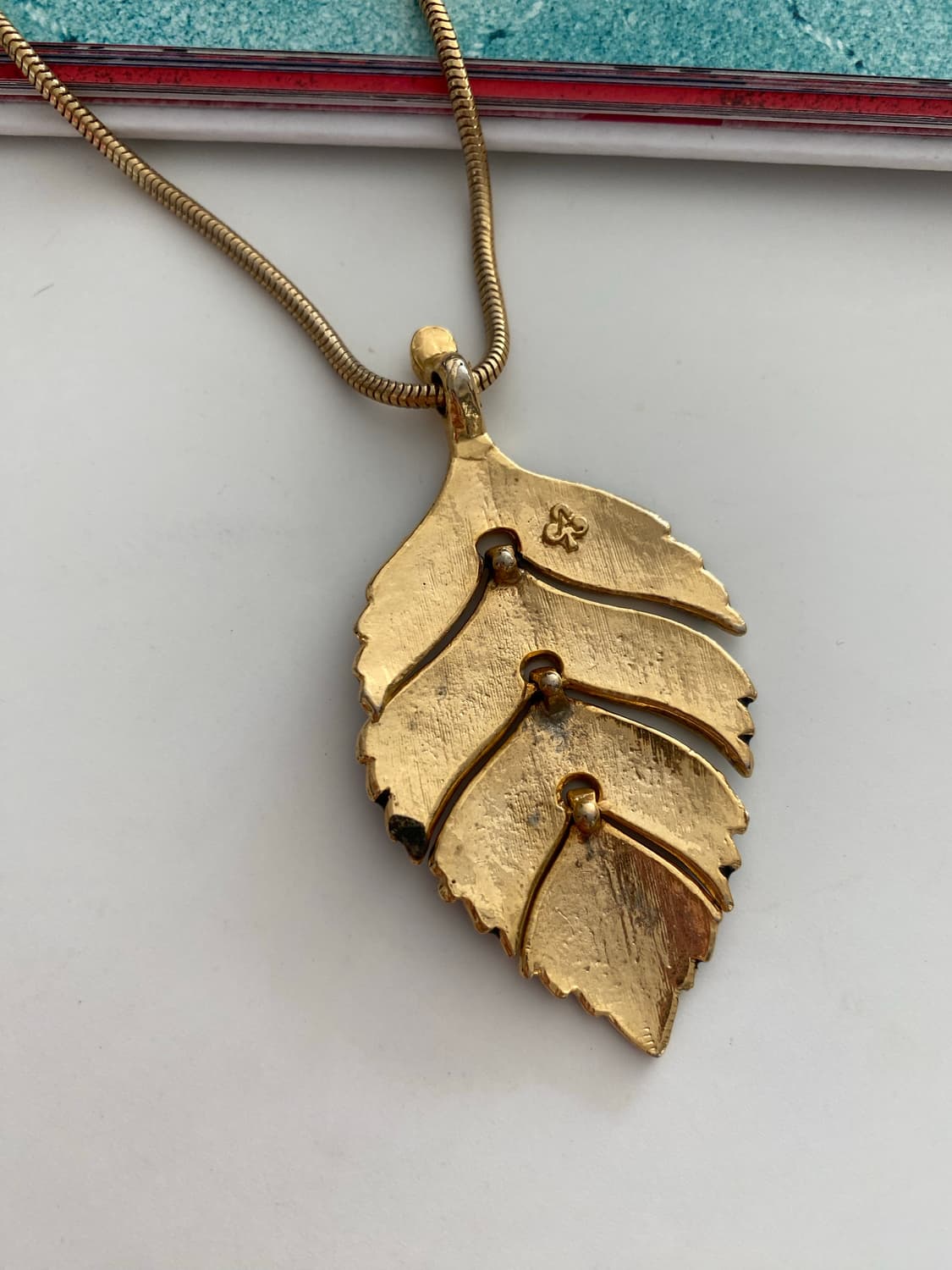 빈티지 리프 골드 목걸이 y2k  상품이미지6