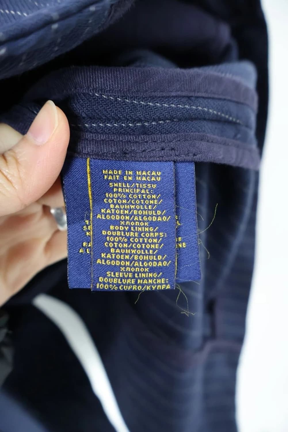 RUGBY Ralph Lauren Navy Pinstripe Blazer 상품이미지6