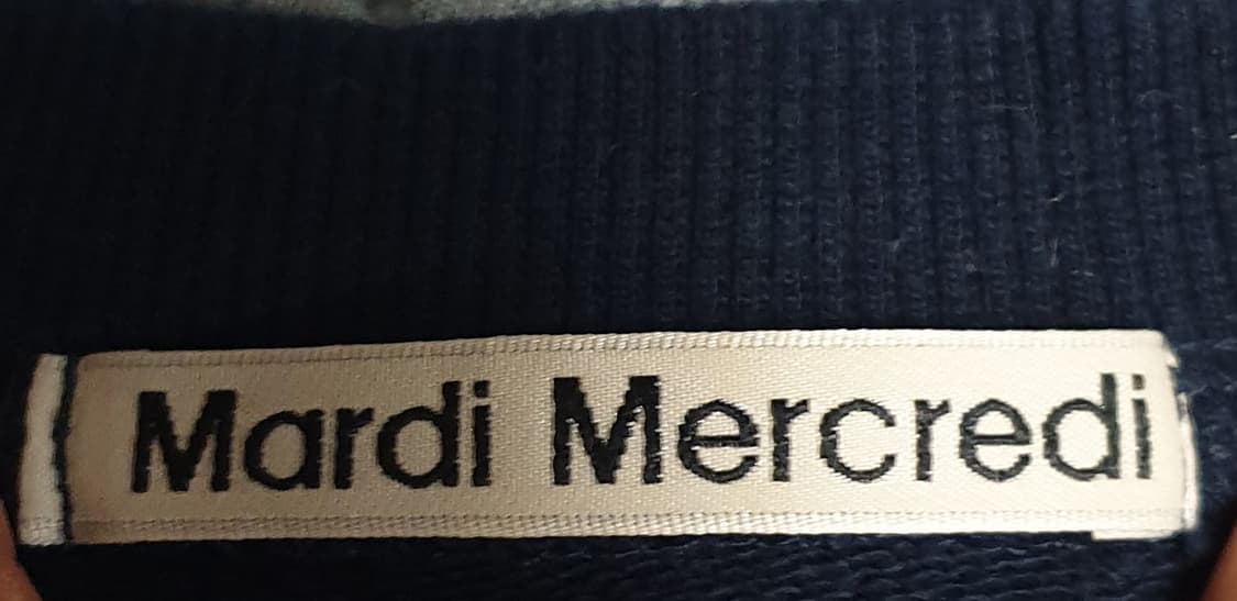 마르디 메크르디  플라워 맨투맨 네이비 (F) 상품이미지3