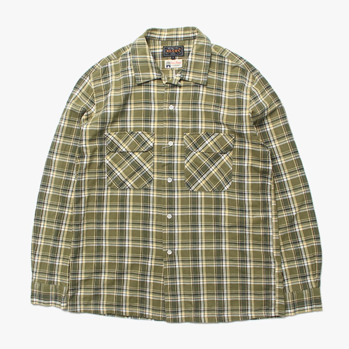  BEAMS "Green Check Shirts" 상품이미지1