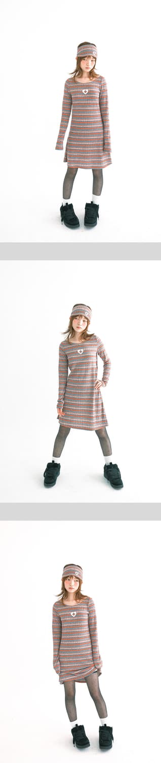 샵페어리 rainbow sheer knit dress 상품이미지1