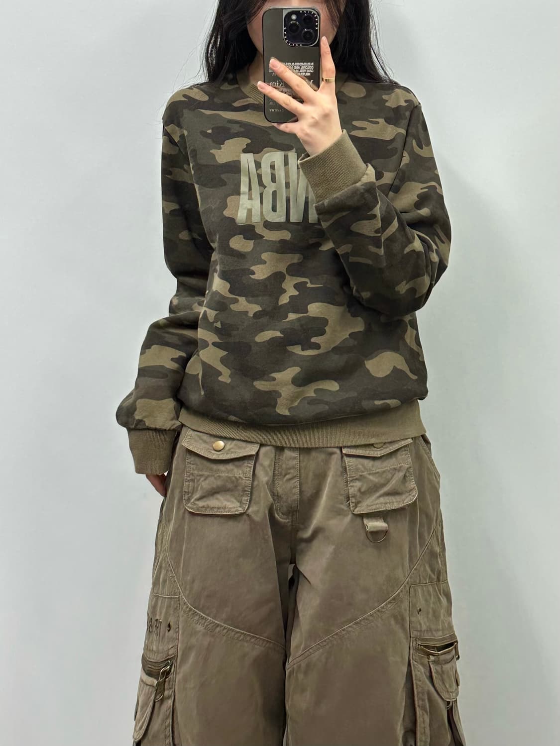 NBA 스펠아웃 카모 맨투맨 상품이미지1