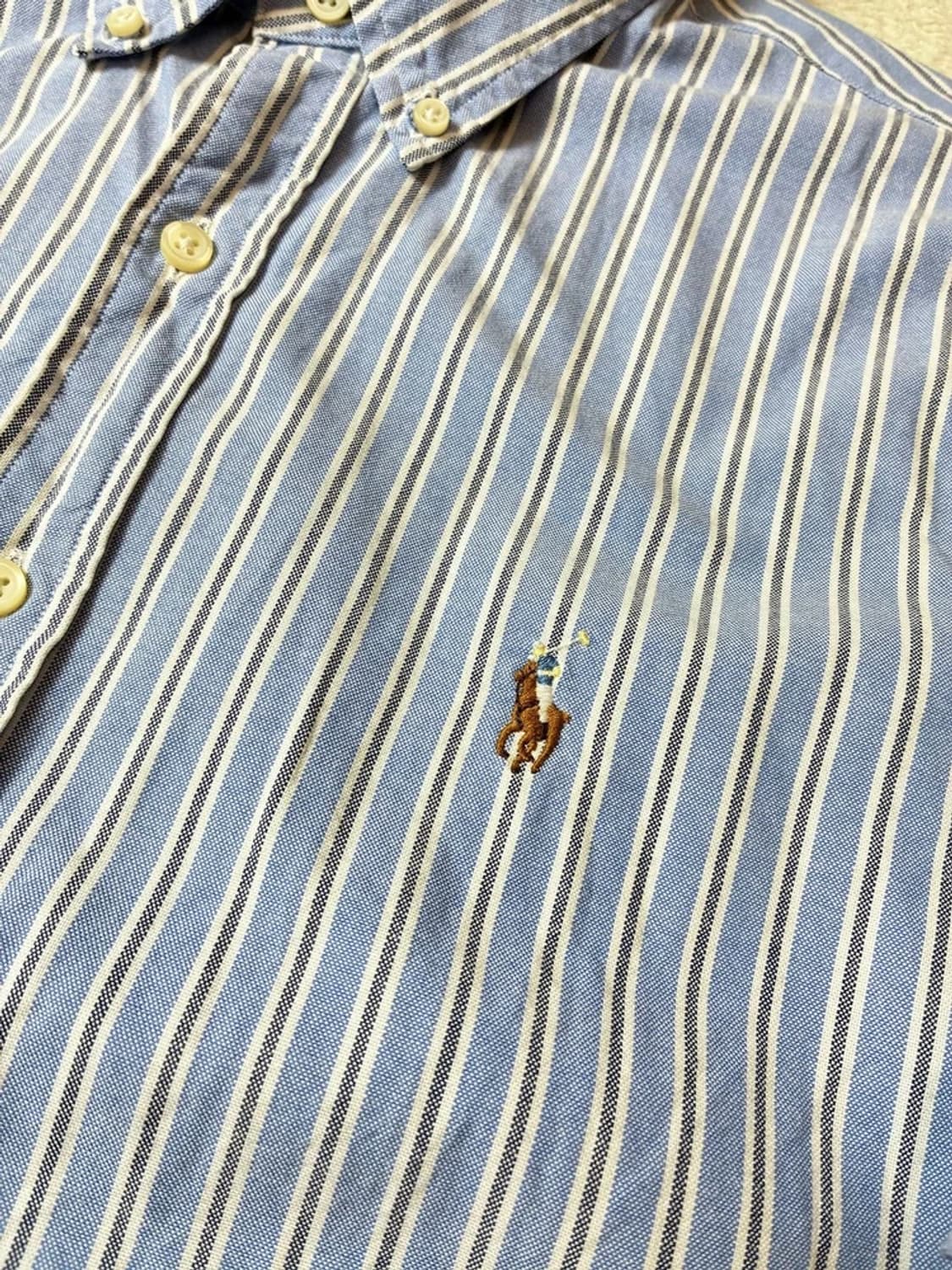 폴로 랄프로렌 시티보이룩 스트라이프 포니 로고 셔츠 PN7478 상품이미지3