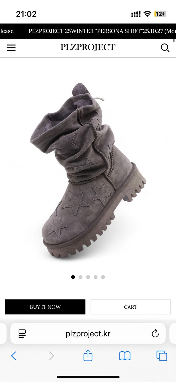 [PLZPROJECT x YASE] NOVA SLOUCHY BOOTS, 상품이미지1