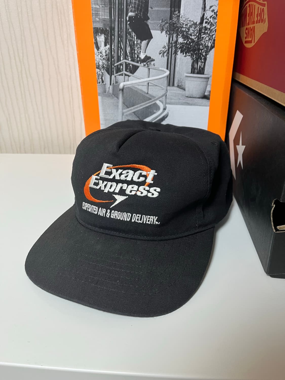 빈티지 EXACT EXPRESS 트러커 캡 MADE IN USA 상품이미지1