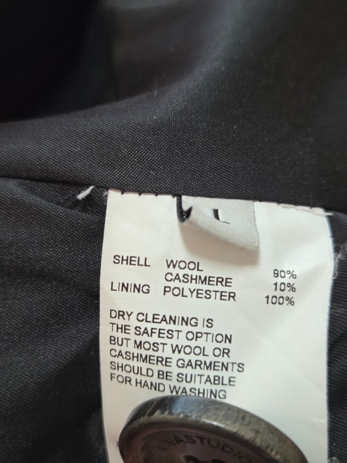 vivastudio 캐시미어 롱코트 블랙 L 상품이미지4