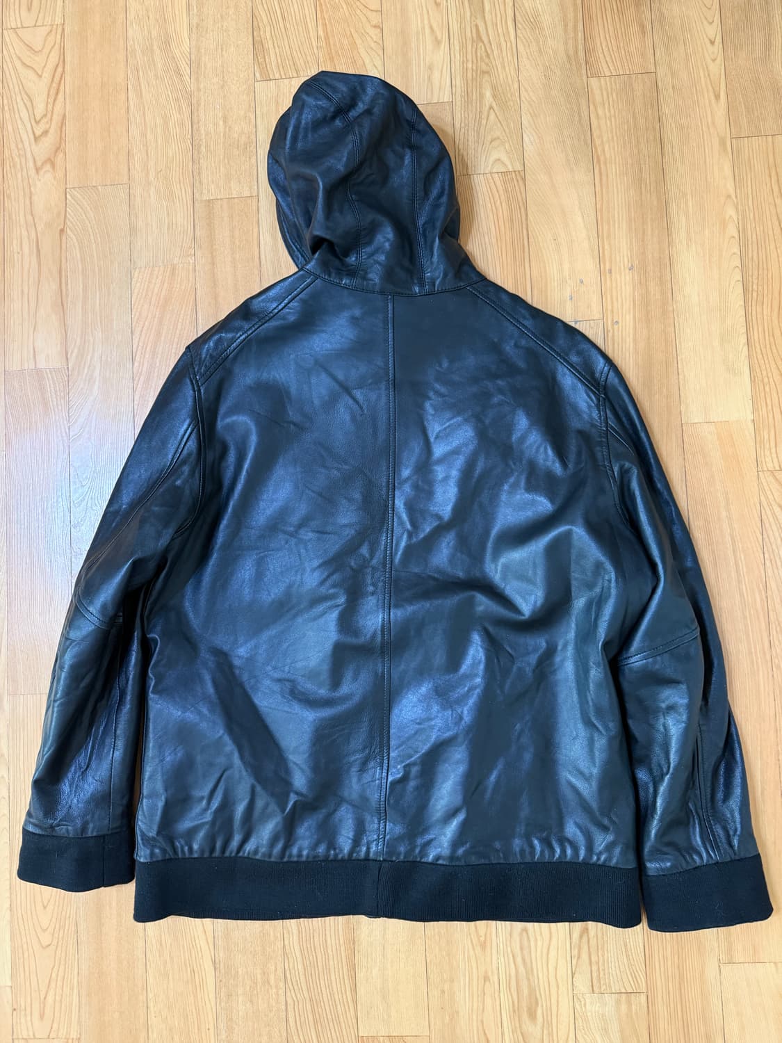 Liugoo Leather  후디 양가죽레더자켓 상품이미지3