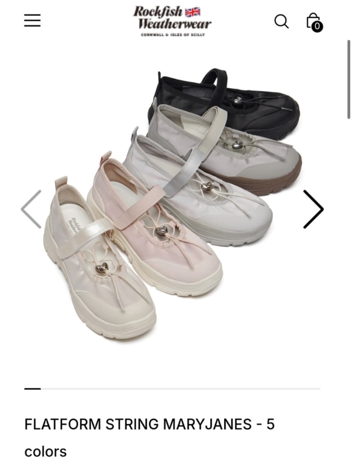 락피쉬 웨더웨어 플랫폼 스프링 메리제인 240 그레이 상품이미지4