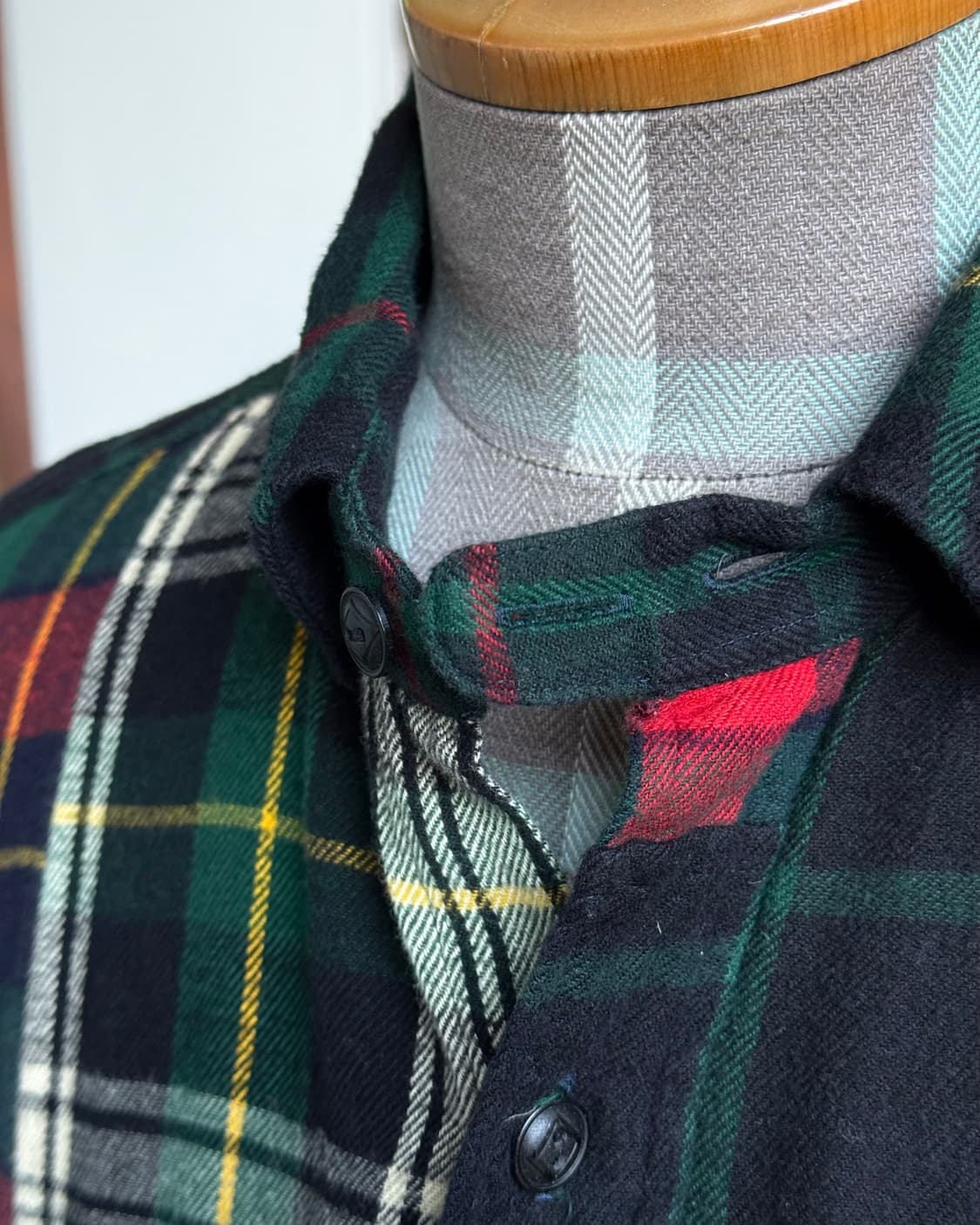 90‘s 폴로 랄프로렌 (복각) 클래식 핏 플란넬 셔츠 L 상품이미지8