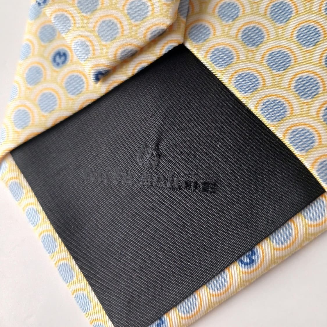 밀라 숀 실크올오버 로고 패턴 넥타이 9.6cm A+등급 a19507 상품이미지7