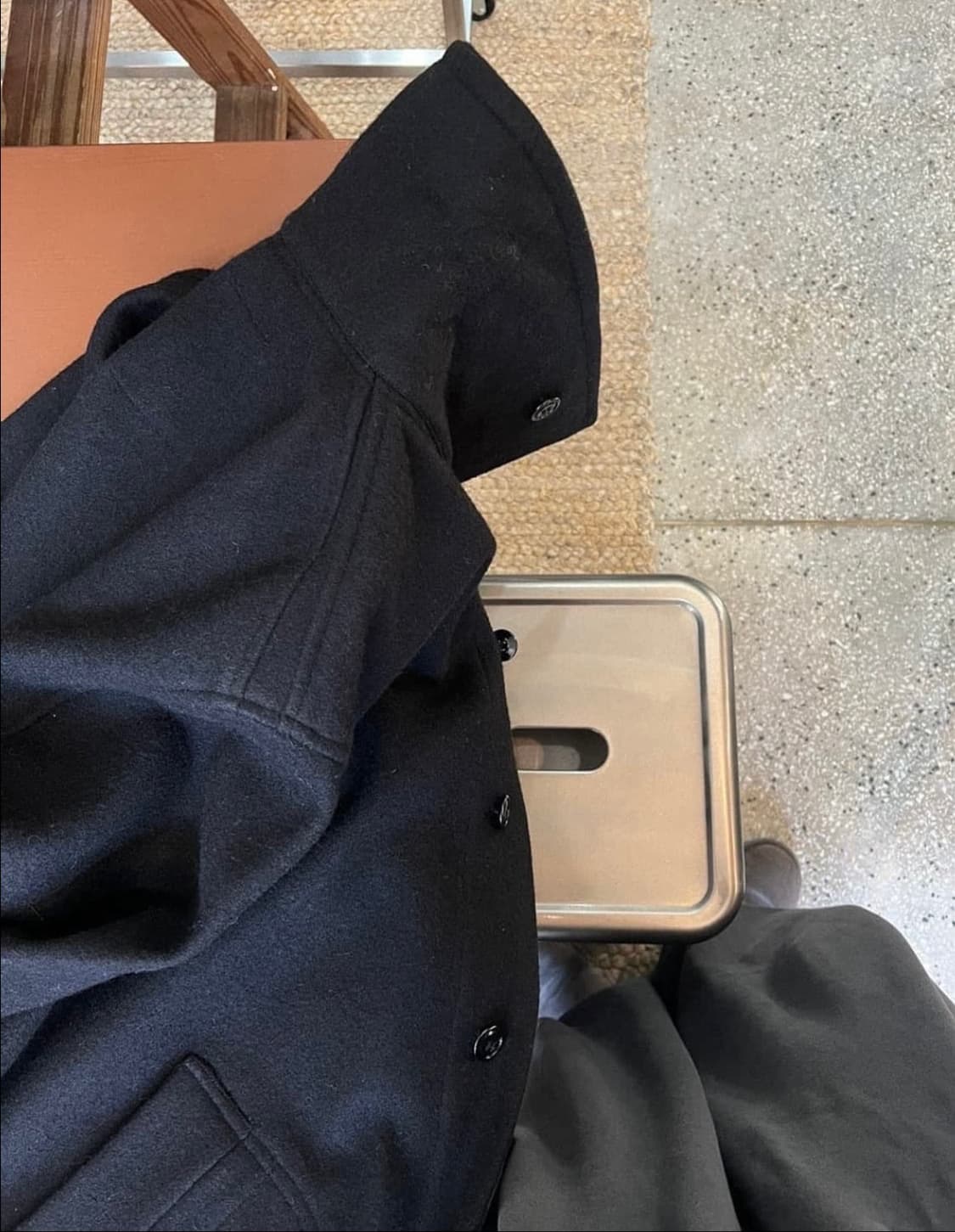 Monitaly 하이넥 울 코트자켓 상품이미지8