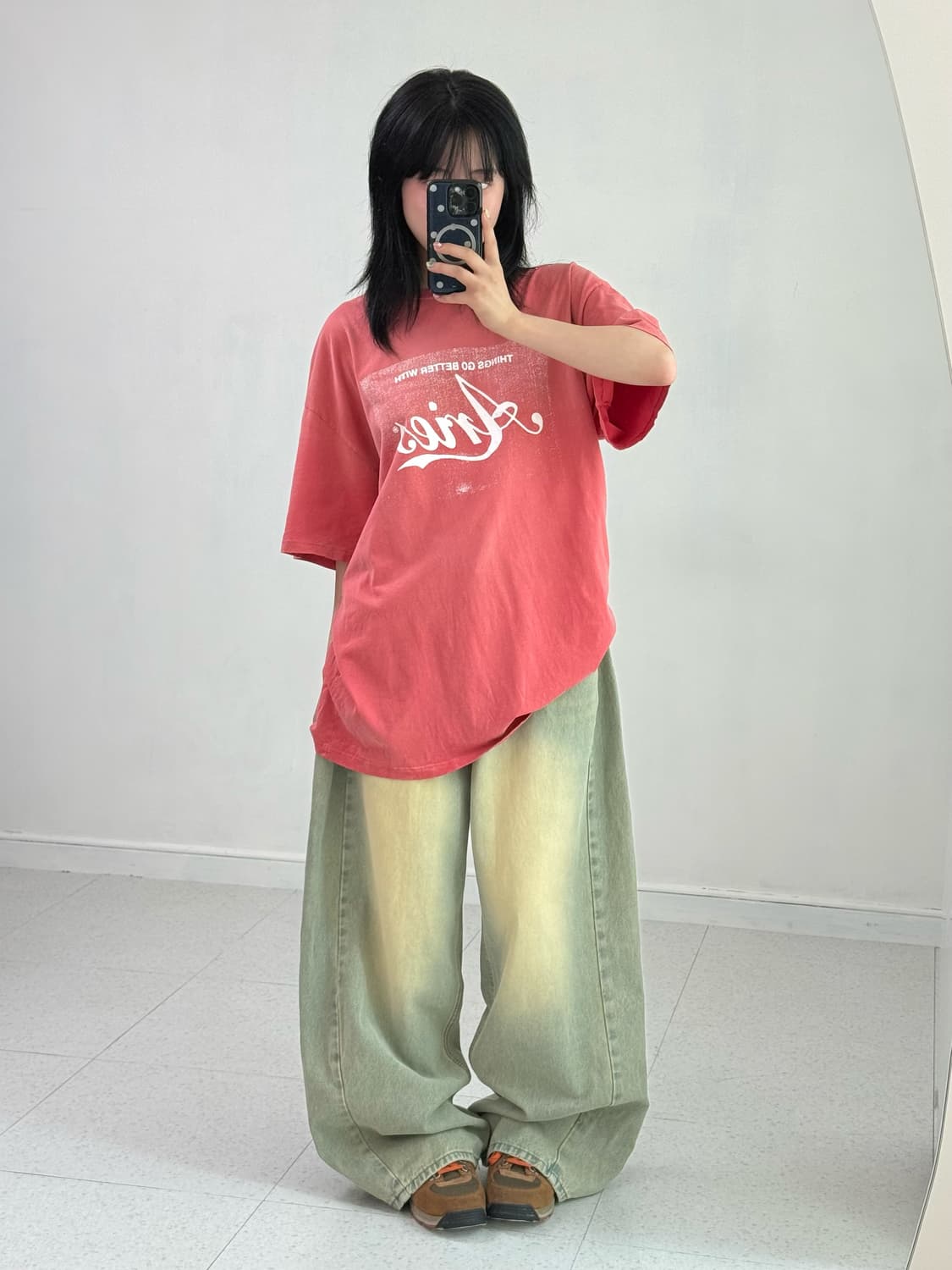 빈티지 샌드 워싱 핀턱 팬츠 상품이미지5