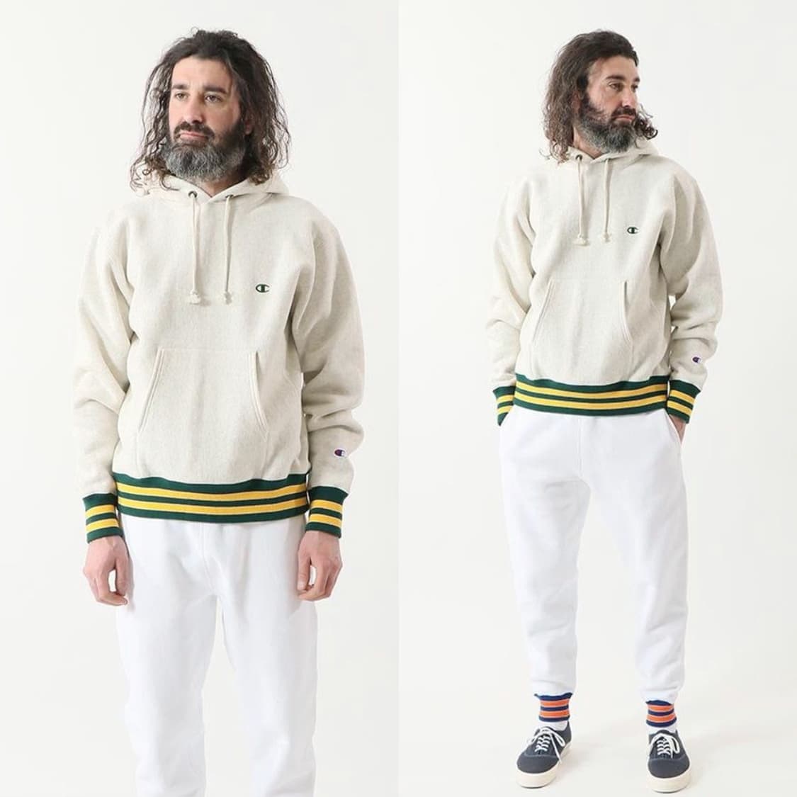 챔피온 리버스위브 후드 블루택 Champion reverse weave 상품이미지2