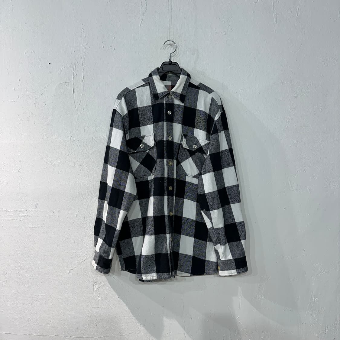 안티소셜소셜클럽 플란넬 체크 남방 셔츠 L 상품이미지3