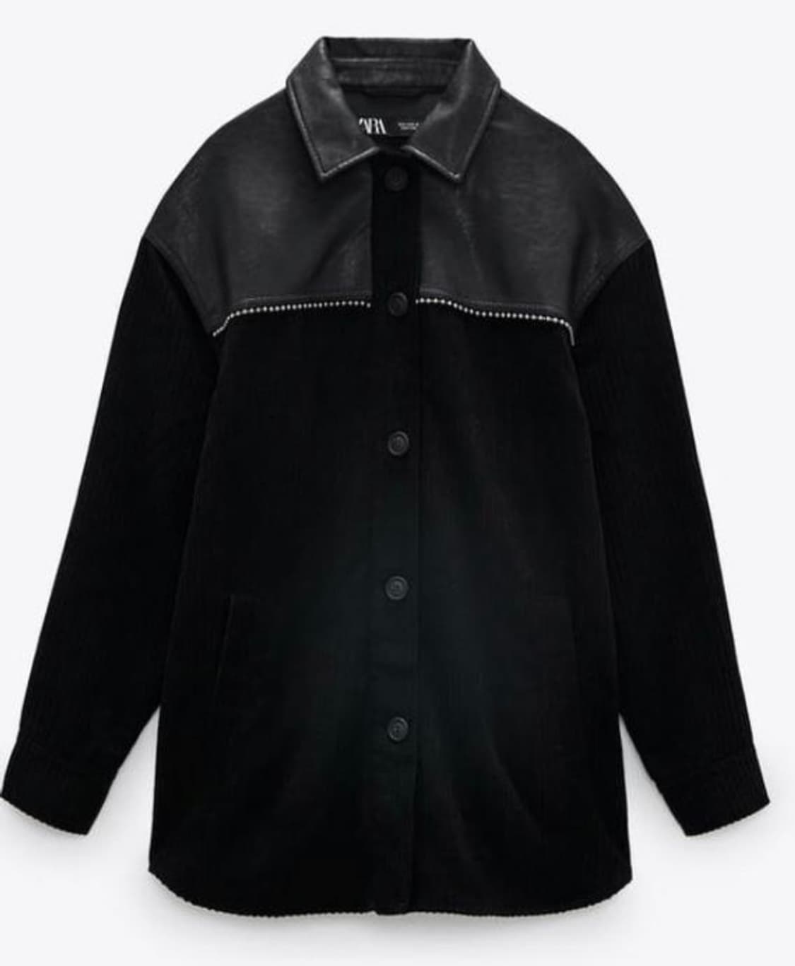 자라 레더 자켓 / 자라 코듀로이 레더 자켓 / 자라 가죽 자켓 상품이미지2